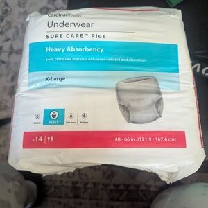 Cardinal Health Sure Care Plus Underwear - X-Large